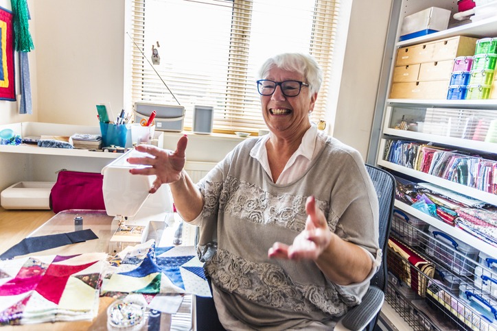 Quilting hobbyist