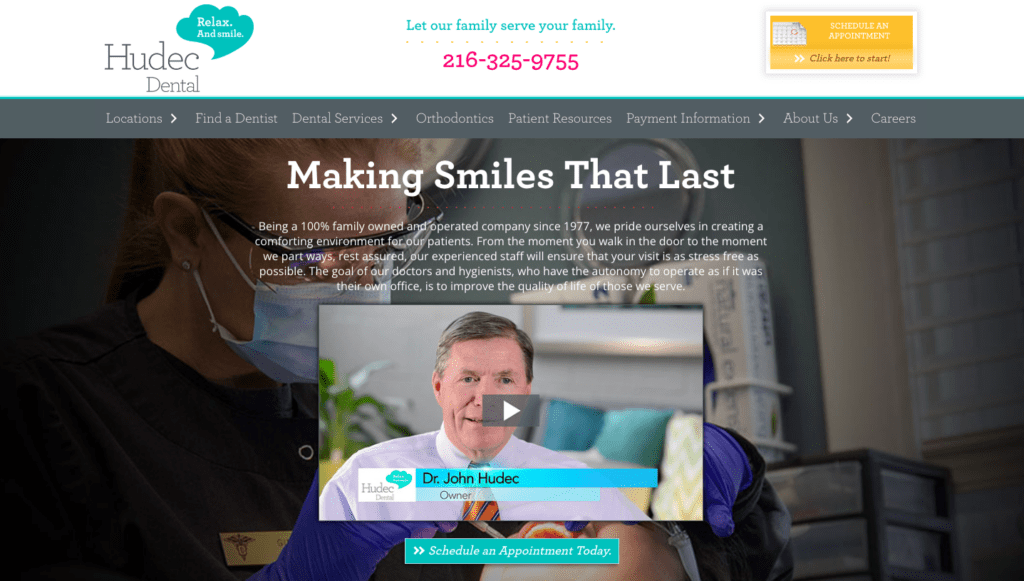 Hudec Dental Homepage