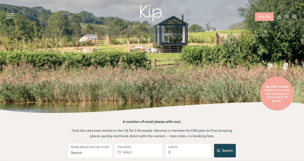 Kip homepage