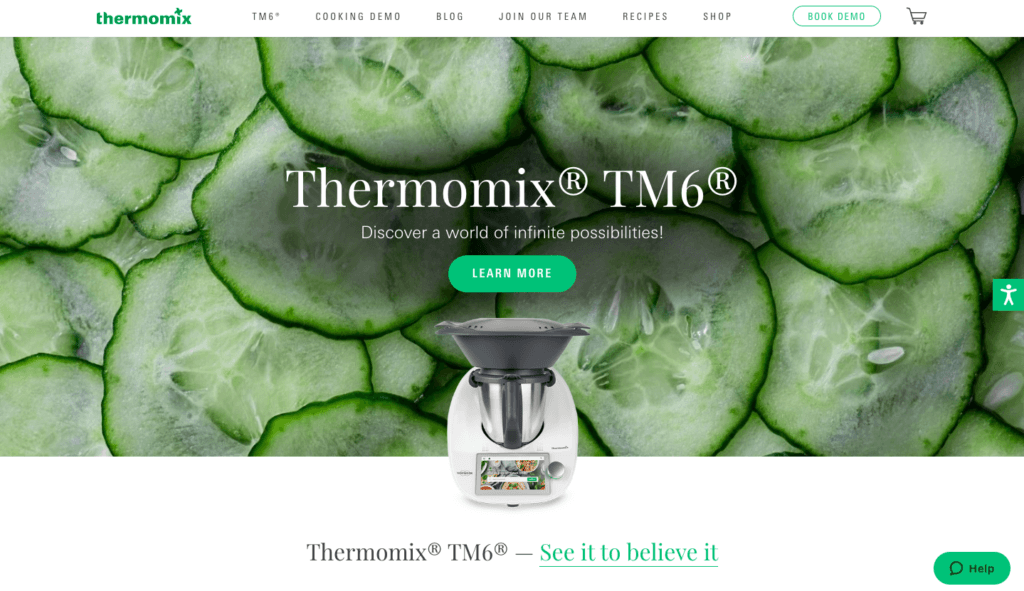 Thermomix homepage