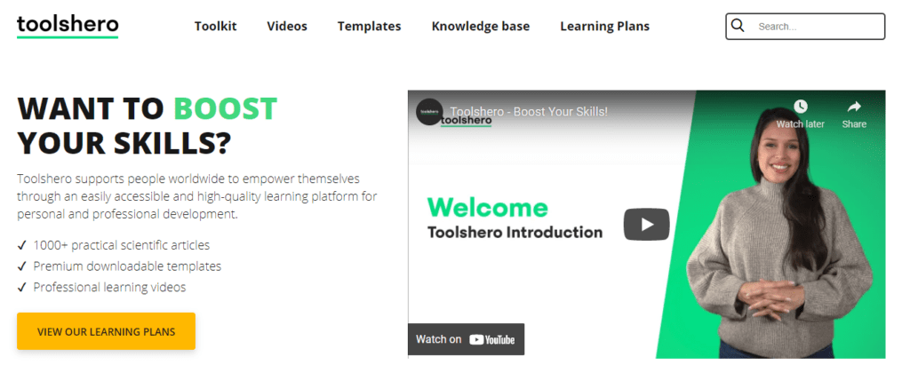 ToolsHero homepage
