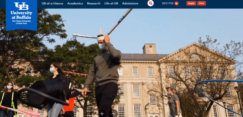 University of Buffalo homepage