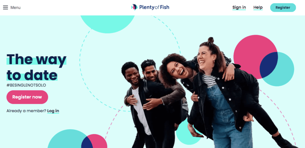 Plenty of Fish dating site