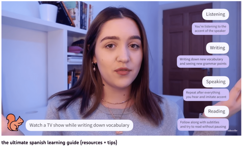 An example of a video tutorial as a passive income idea