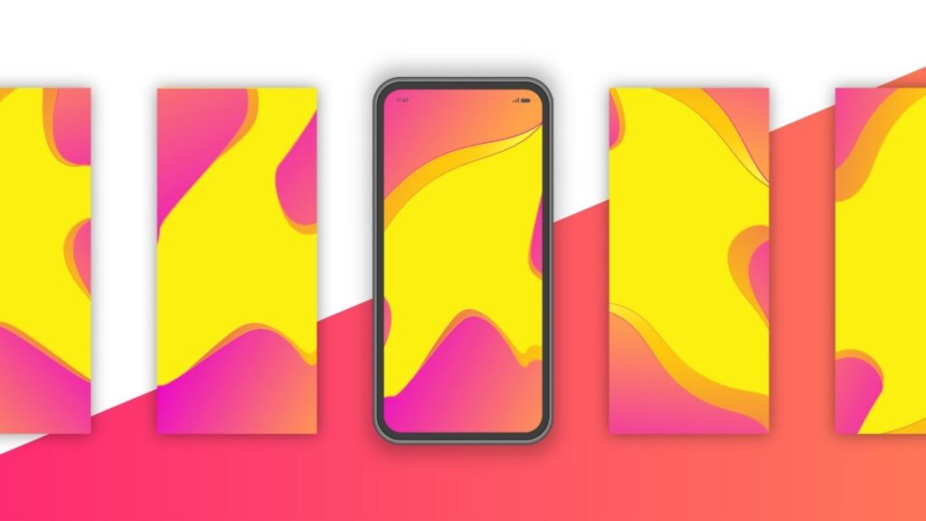 Template Mobile Screen Banner Set
