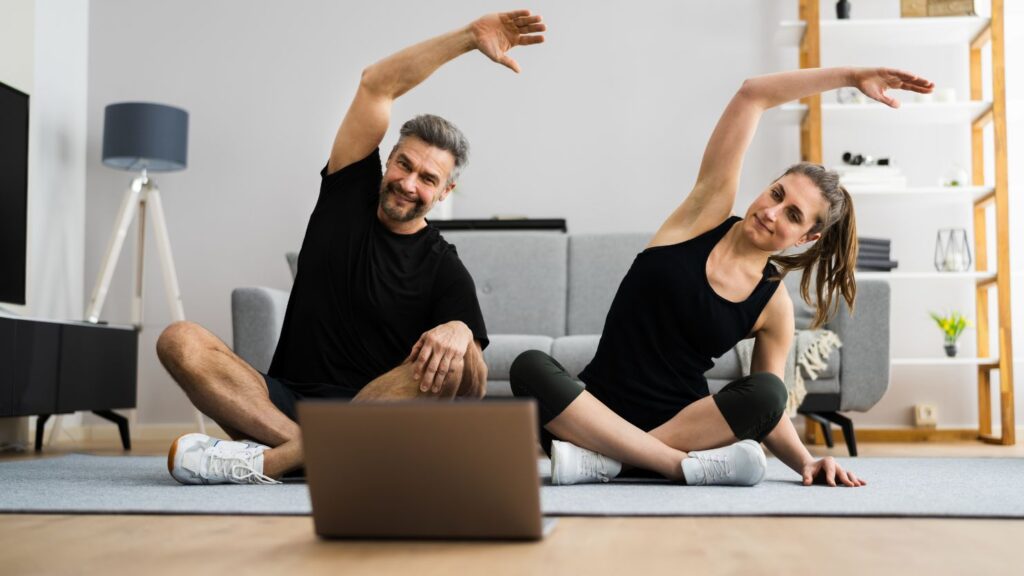 Online Laptop Home Fitness Workout