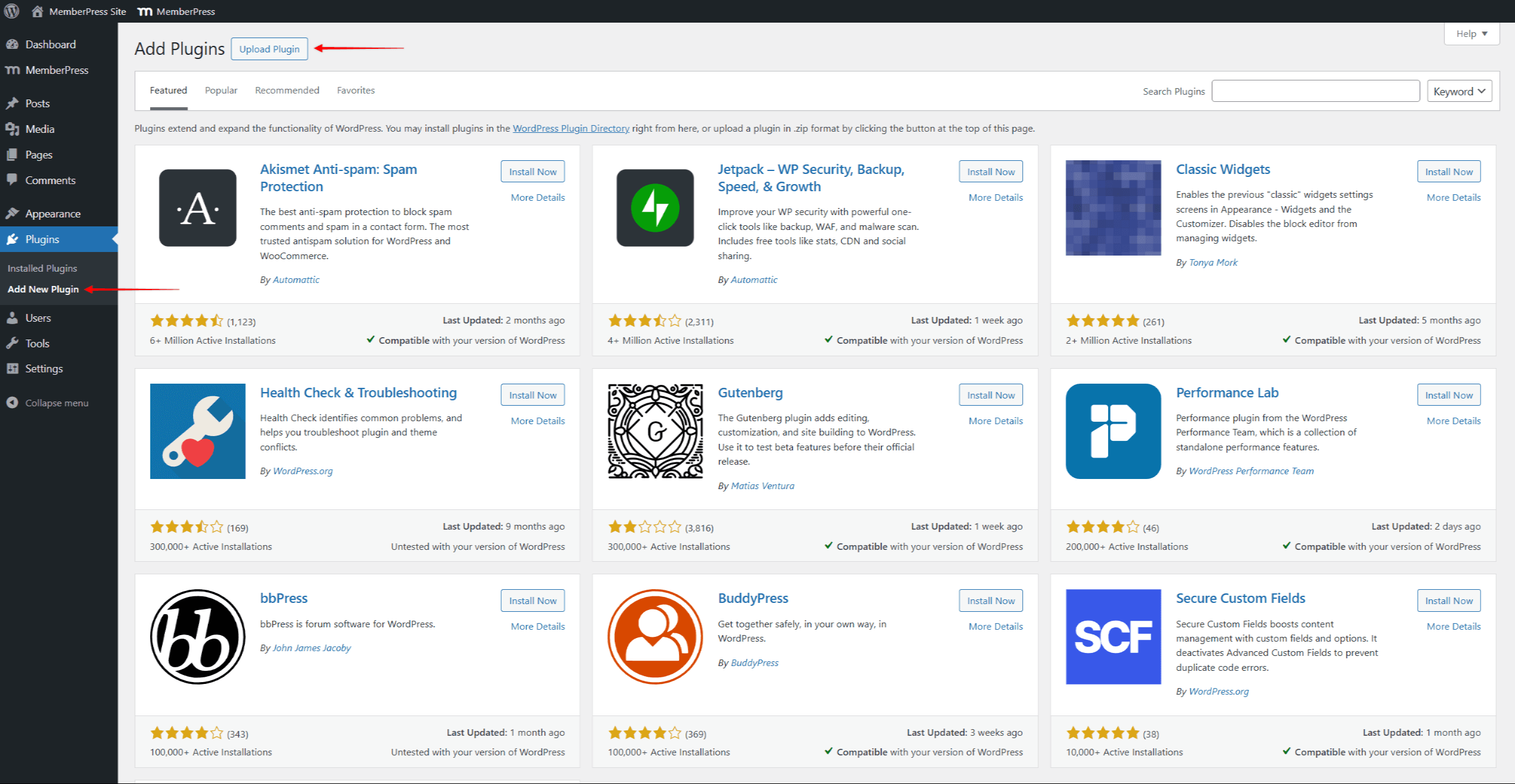 Install A Plugin Update