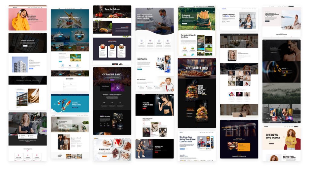 OceanWP theme library
