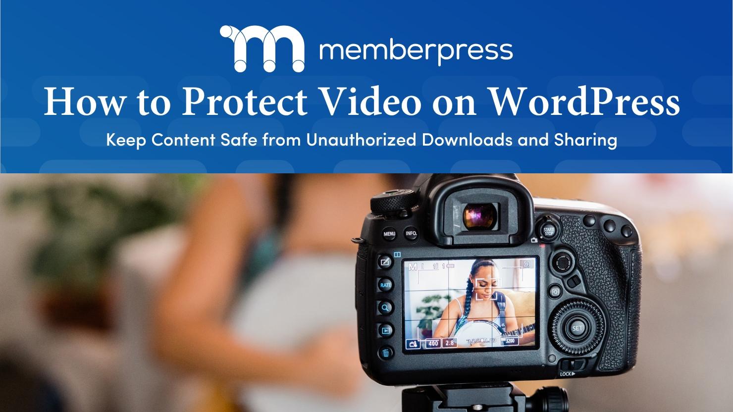 How to Protect video content on WordPress Title Image