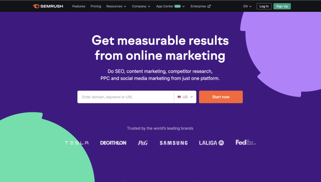 Semrush, a tool for SEO (blog writing tips)