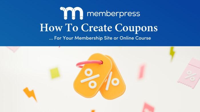 Featured image how to create coupons for your membership site
